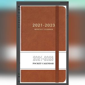 2021-2023 Pocket Calendar - Monthly Pocket Planner (36-Month) with 63 Notes Page